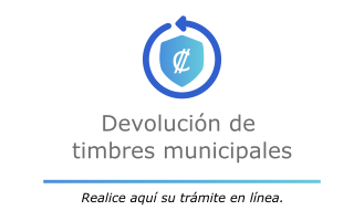 Servicios - Devolución de timbres municipales cancelados