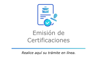Servicios - Emisión de certificaciones